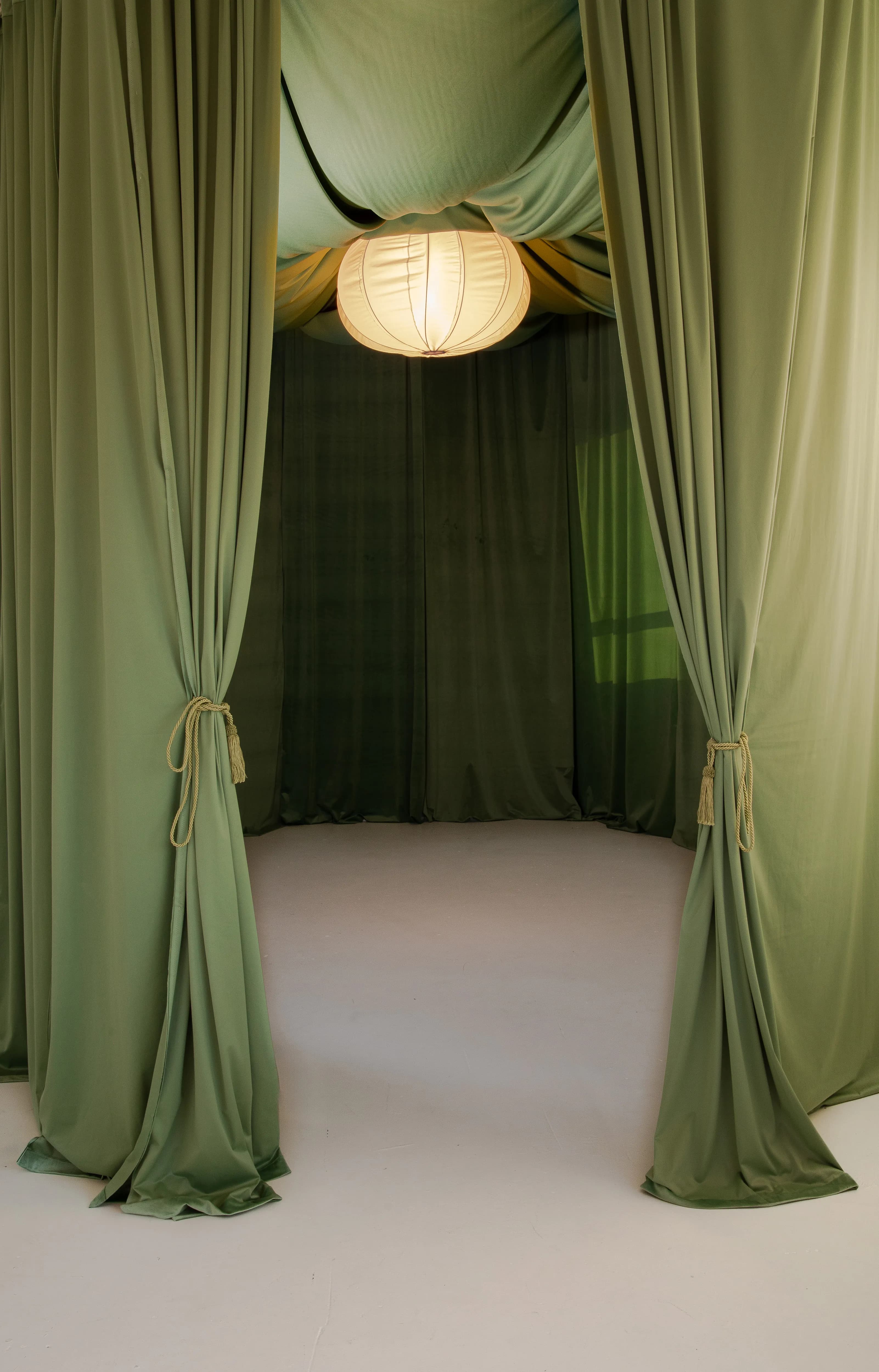 Studio Image Draped Installation